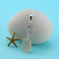 Pink Sea Glass Necklace