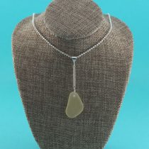 Yellow Sea Glass Pendant