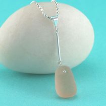 Pretty Pink Sea Glass Pendant