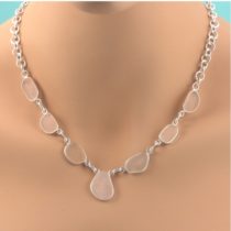 Perfect Pink Sea Glass Necklace Bezel Set. Sterling Silver. Genuine Sea Glass. Only One Available. Ready for Fast, Free Shipping.