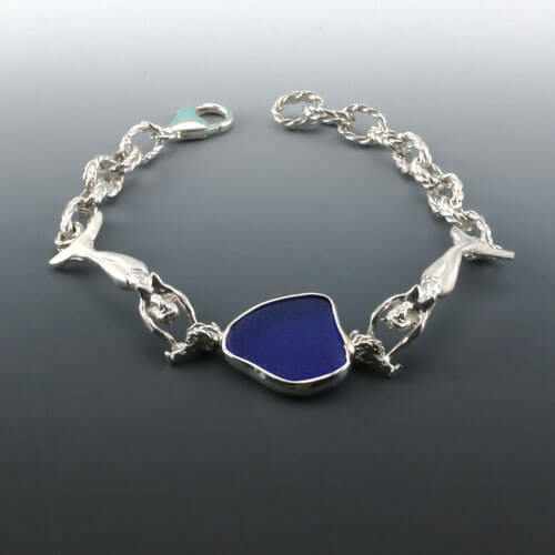 Cobalt Blue Nepal Mala Bracelet — The Bead Chest