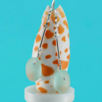 Pretty Soft Green Sea Glass Earrings