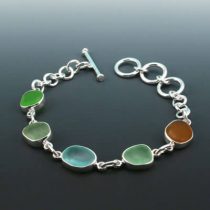 Colors of Nature Sea Glass Bracelet