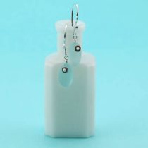 Pretty Aqua Sea Glass Earrings