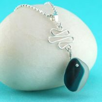 Rare Teal Shades Multi Color Pendant