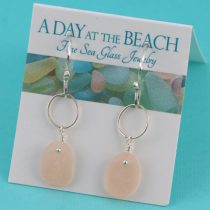 Perfect Pink Sea Glass Earrings