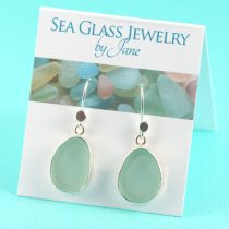 Sweet Sea Foam Sea Glass Earrings