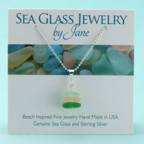 Perfect Sea Glass Stack Pendant