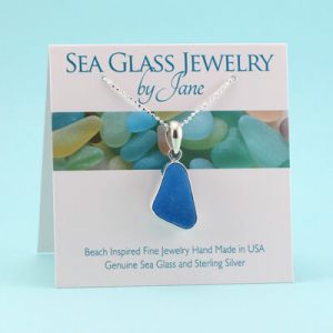 Stunning Turquoise Sea Glass Pendant