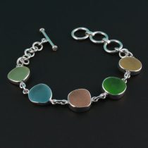 Rainbow-of-Colors-Sea-Glass-Bezel-Set-Bracelet
