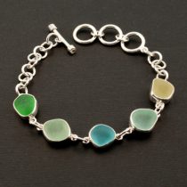 Pretty Colors Sea Glass Bracelet