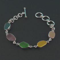 Colorful Sea Glass Bracelet