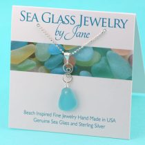 Perfect-Deep-Aqua-Sea-Glass-Pendant