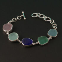 Beautiful Colors Sea Glass Bracelet
