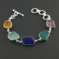 Glorious Colors Sea Glass Bracelet
