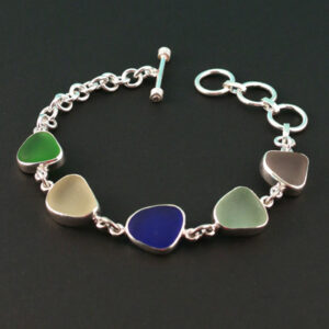 Medley of Colors Sea Glass Bracelet