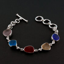 Potpourri of Colors Sea Glass Bracelet