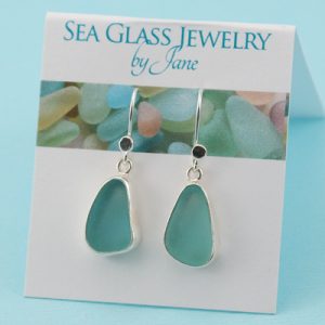 Enchanting Aqua Sea Glass Earrings