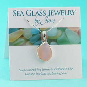 Precious Pink Sea Glass Pendant