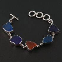 Colorful Sea Glass Bracelet
