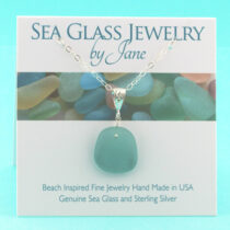 Alluring Aqua Sea Glass Necklace