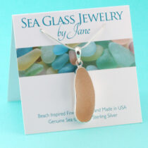 Prettiest Pink Sea Glass Pendant