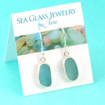 Enchanting Aqua Sea Glass Earrings