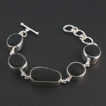 Dramatic Pirate Glass Sea Glass Bracelet